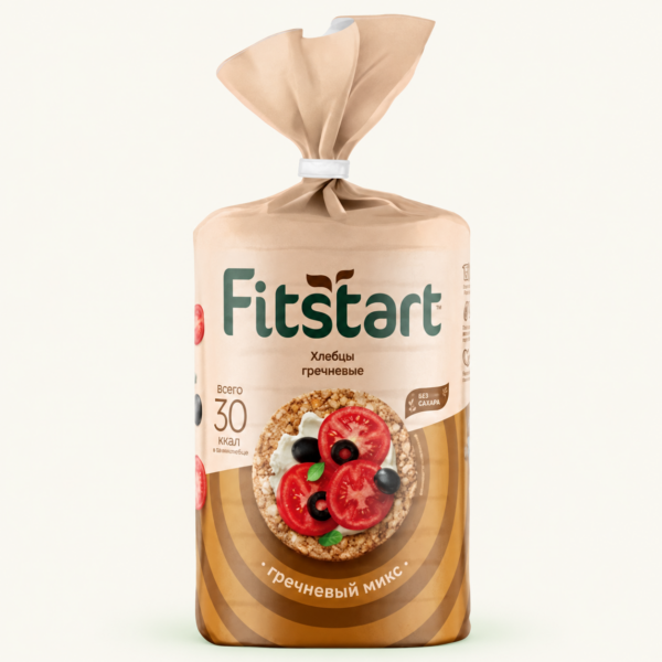פריכיות כוסמת ״גרצ׳נבי מיקס״ FitStart, ‏90 גרם