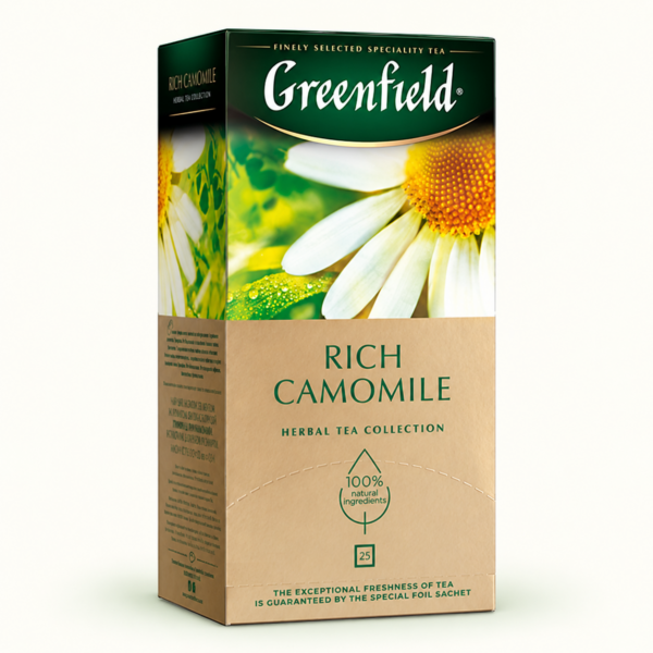 חליטת קמומיל Greenfield Rich Camomile, ‏25 שקיקים