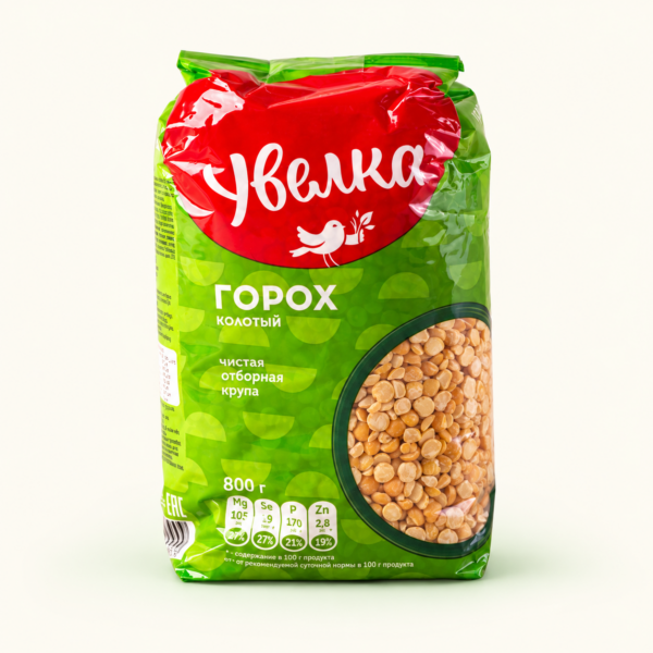 אפונה מרוסקת Uvelka, 800 גרם