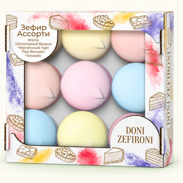 מרשמלו Doni Zefironi בטעמי קינוחים, 315 גרם