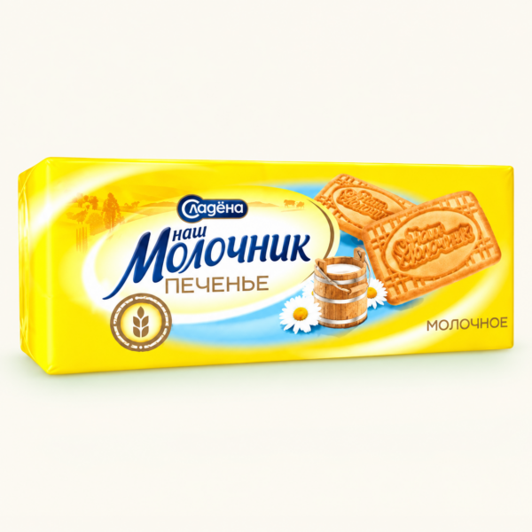עוגיות חלב ״Наш молочник״ Сладёна, 320 גרם