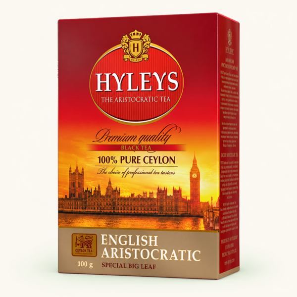 תה שחור עלים Hyleys English Aristocratic, ‏100 גרם