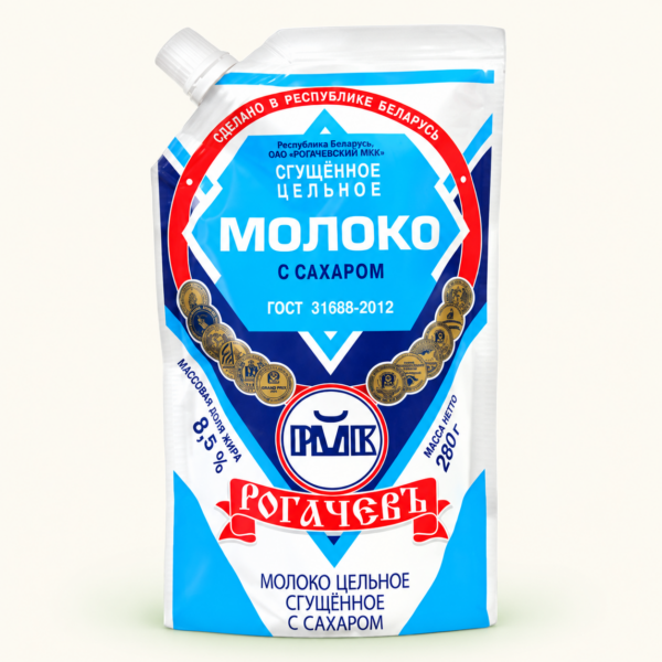 חלב מרוכז ממותק רוגצ׳וב, שקית Doypack