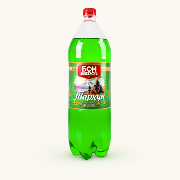 משקה מוגז Bon Boisson בטעם טרגון, 2 ליטר