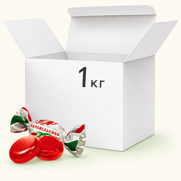 סוכריות קרמל Roshen בטעם ברבריס, 1 ק״ג