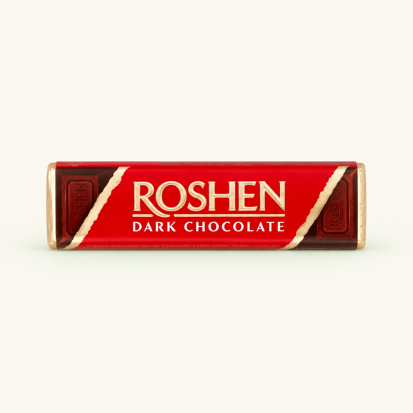 חטיף שוקולד מריר Roshen במילוי, 43 גרם