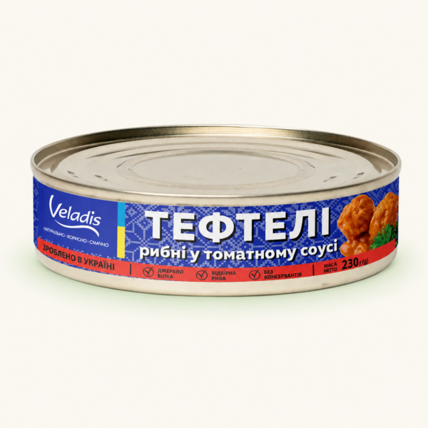 קציצות דג ברוטב עגבניות Veladis, 230 גרם