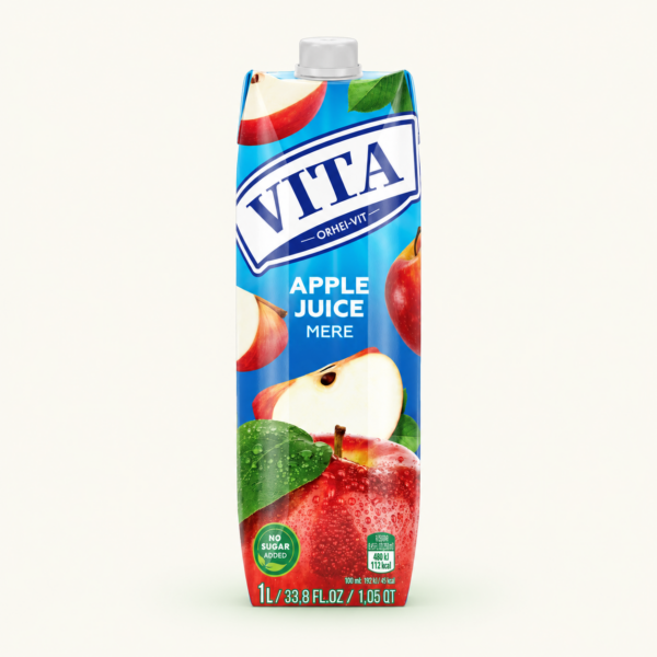 מיץ תפוחים Vita, ‏1 ליטר בקרטון
