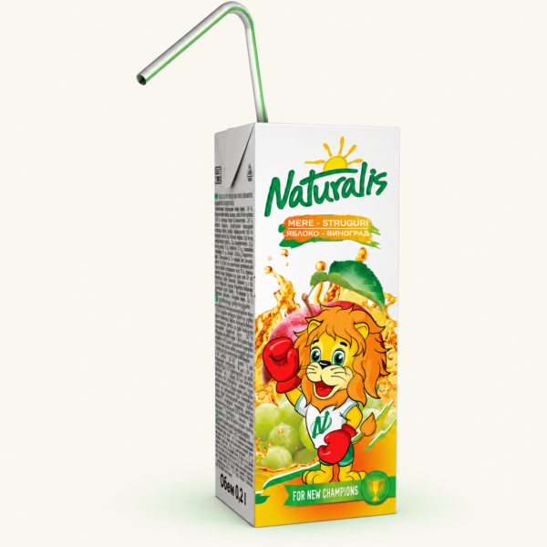 נקטר תפוח וענבים Naturalis, ‏200 מ״ל