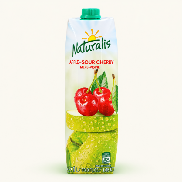 נקטר תפוח ודובדבן חמוץ Naturalis, ‏1 ליטר