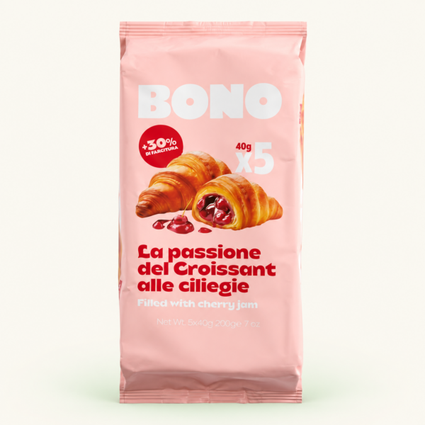 קרואסון BONO במילוי שוקולד, מארז 5×40 גרם (200 גרם)