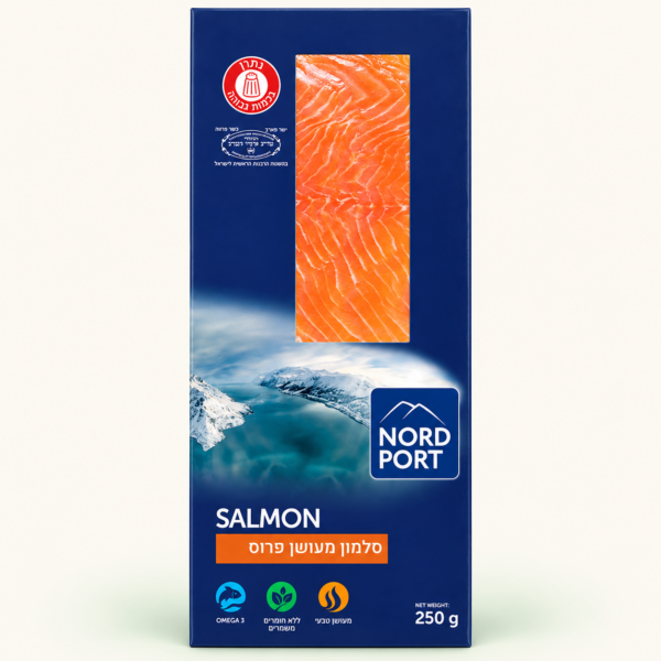 פילה סלמון מעושן פרוס Nord Port, ‏250 גרם