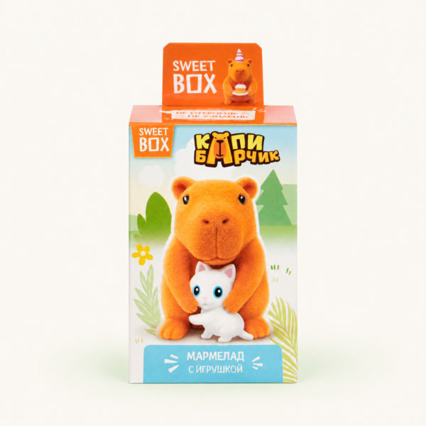 צעצוע Sweet Box קפיברה עם ממתק, ‏10 גרם