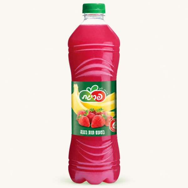פריגת משקה קל בטעם תות בננה, 1.5 ליטר