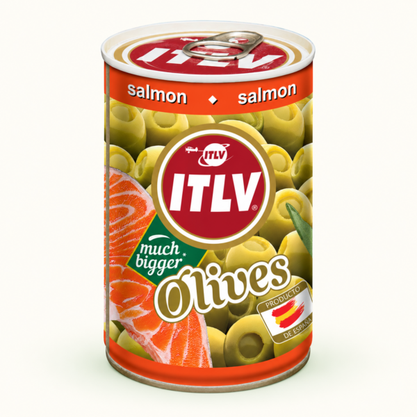 זיתים ירוקים ממולאים בסלמון ITLV, ‏314 מ״ל
