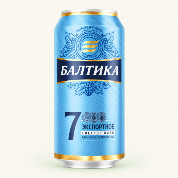 בירה Baltika No. 7 Export בפחית, ‏900 מ״ל
