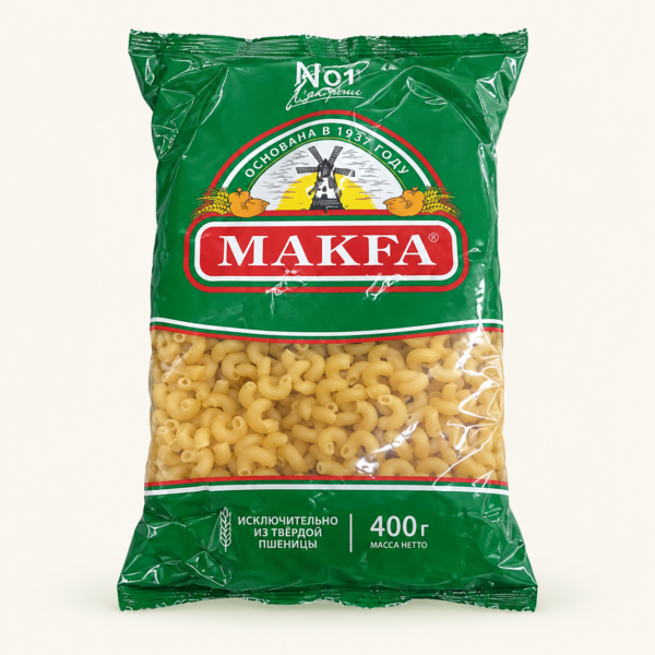פסטה בצורת ספירלות Makfa, ‏400 גרם
