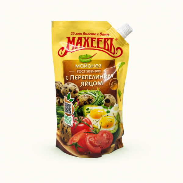 מיונז Махеевъ עם ביצי שליו, ‏380 גרם