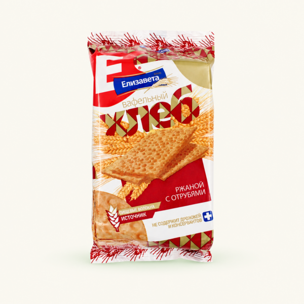 פת פריכה שיפון עם סובין אליזבטה, 80 גרם