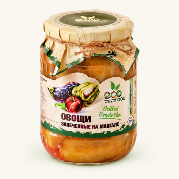סלט ירקות צלויים ECOFOOD, ‏720 גרם