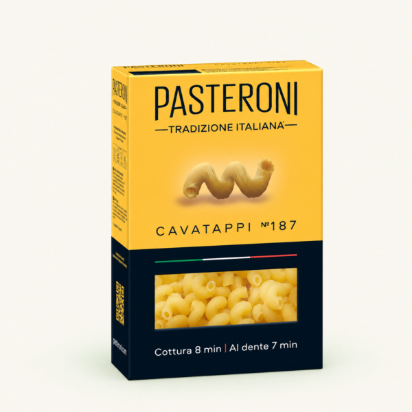 פסטה CAVATAPPI Pasteroni מס׳ 187, ‏400 גרם