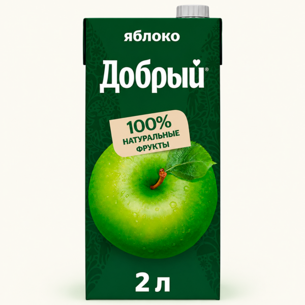 נקטר תפוחים Dobriy, 2 ליטר