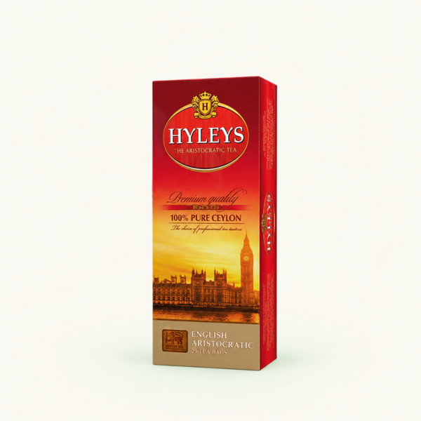 תה שחור Hyleys English Aristocratic, ‏25 שקיקים, ‏50 גרם