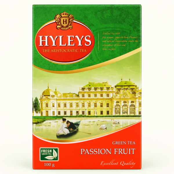 תה ירוק Hyleys בטעם פסיפלורה, ‏100 גרם