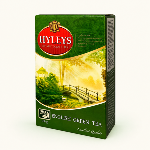 תה ירוק עלים Hyleys English Green, ‏100 גרם