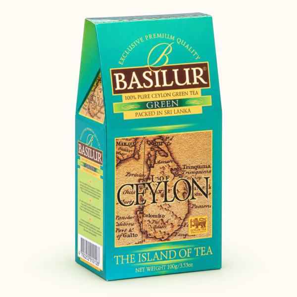 תה ירוק ציילוני Basilur Green, ‏100 גרם