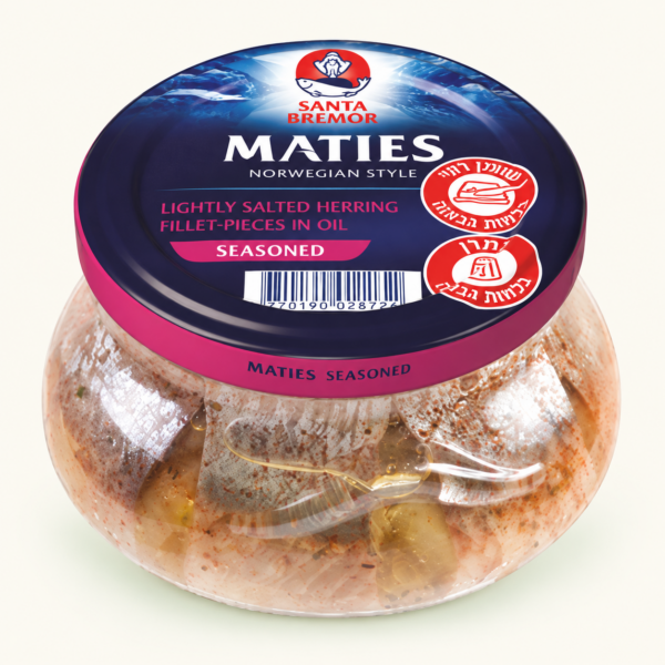 נתחי פילה הרינג MATIES מתובל, ‏260 גרם