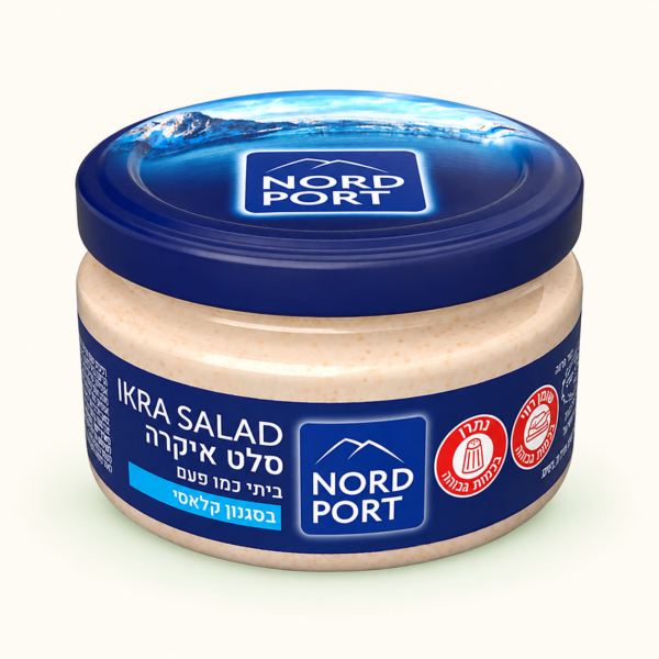 סלט איקרה לבנה NORD PORT, ‏180 גרם