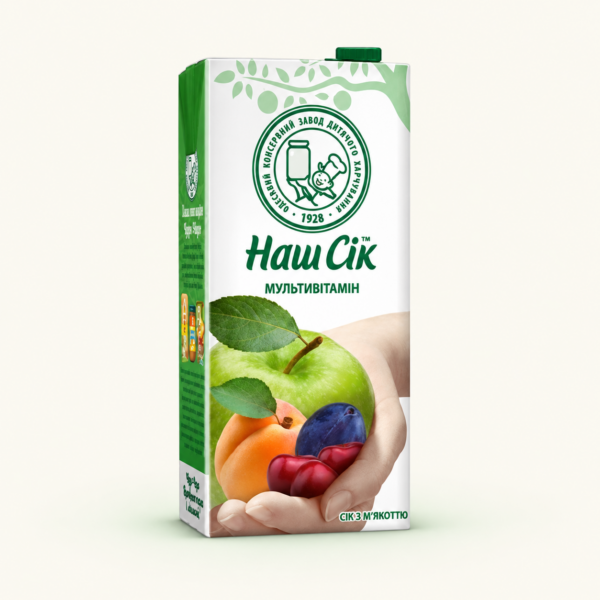מיץ מולטי-ויטמין «Наш Сік», ‏1.93 ליטר
