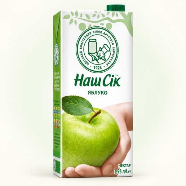 נקטר תפוחים Наш Сік, ‏1.93 ליטר