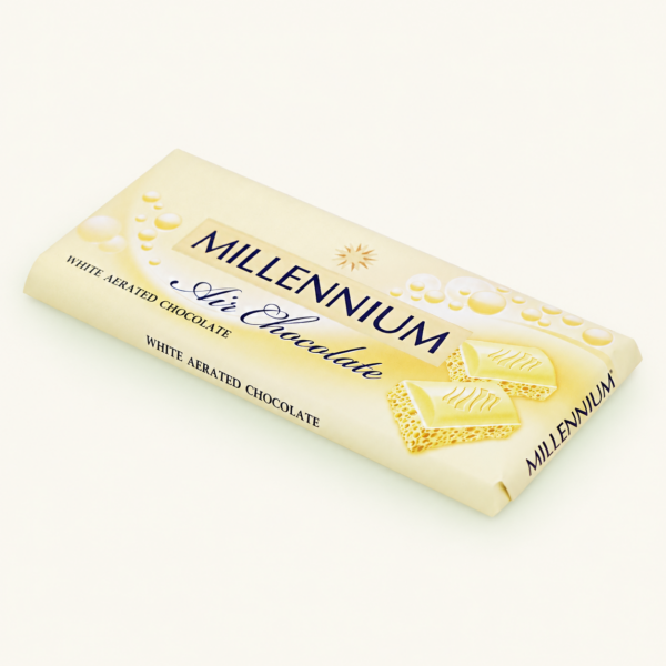 שוקולד לבן אוורירי Millennium Air Chocolate, ‏90 גרם