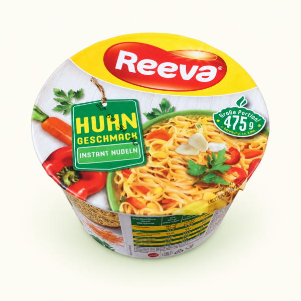 אטריות להכנה מהירה Reeva בטעם עוף, ‏75 גרם