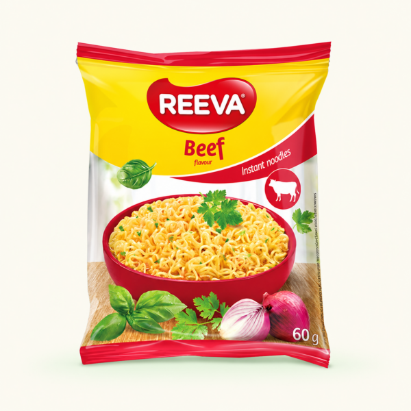 אטריות להכנה מהירה REEVA בטעם בקר, ‏60 גרם