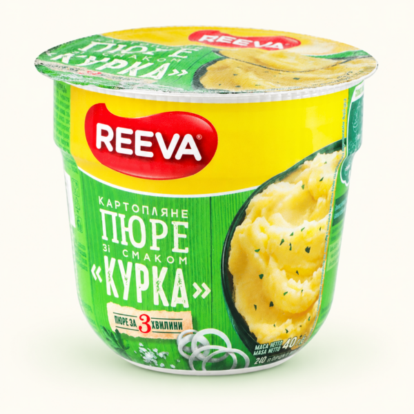 פירה תפוחי אדמה REEVA בטעם עוף, ‏40 גרם