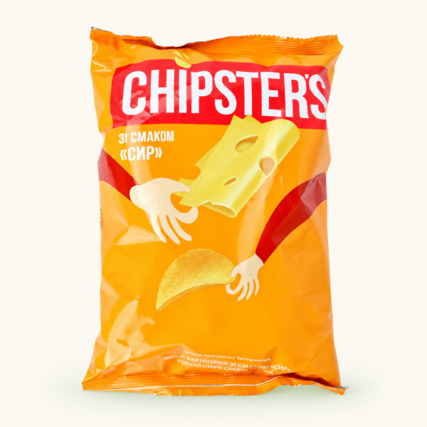 צ׳יפס תפוחי אדמה Chipster’s בטעם גבינה, ‏70 גרם
