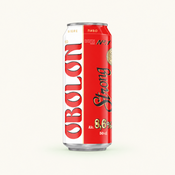בירה Obolon Super Strong, פחית 500 מ״ל