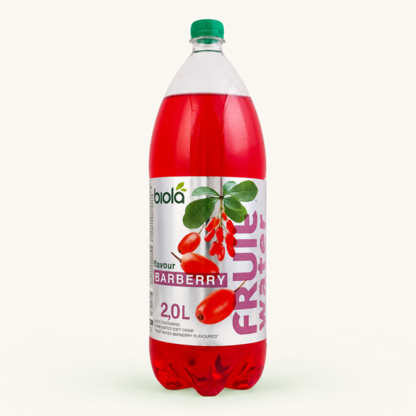 משקה מוגז בטעם ברבריס Biola Fruit Water, ‏2 ליטר