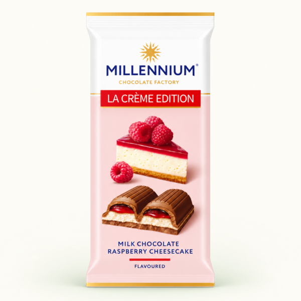 שוקולד חלב Millennium La Crème Edition במילוי קרם ופטל, ‏100 גרם