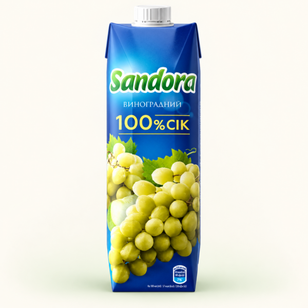 מיץ ענבים לבנים Sandora, ‏950 מ״ל