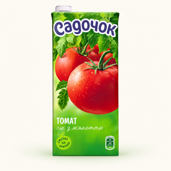מיץ עגבניות עם עיסה Sadochok, ‏950 מ״ל