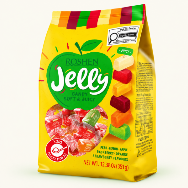 סוכריות ג׳לי Roshen Jelly בטעמי פירות, ‏351 גרם