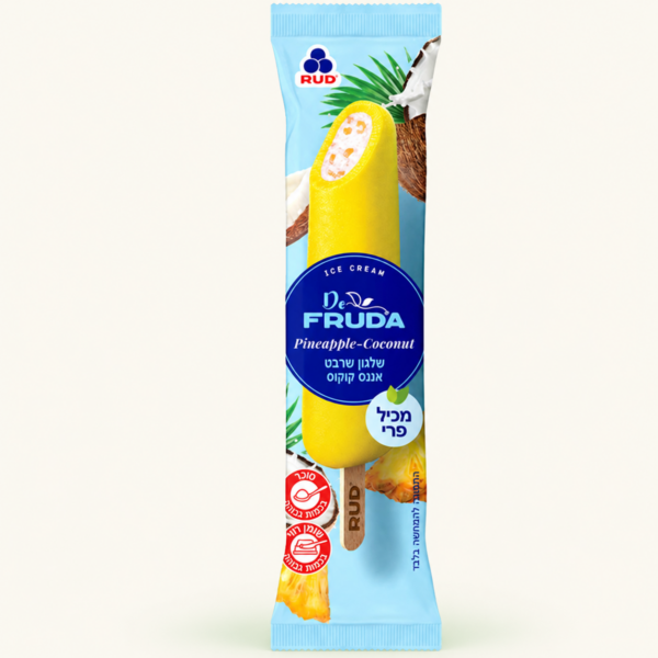 שלגון שרבט אננס וקוקוס DE FRUDA RUD, ‏85 גרם