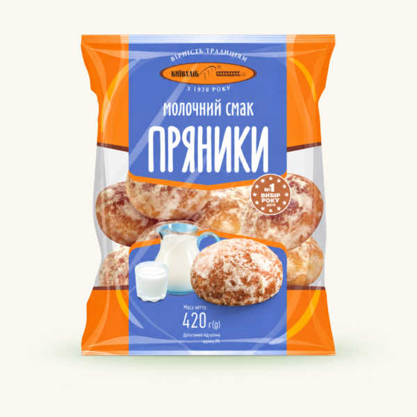 פריאניקי בטעם חלב «Київхліб», 420 גרם
