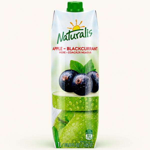 נקטר תפוחים ודומדמניות שחורות NATURALIS, ‏1 ליטר
