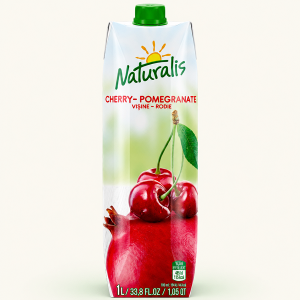נקטר דובדבן חמוץ ורימון NATURALIS, ‏1 ליטר