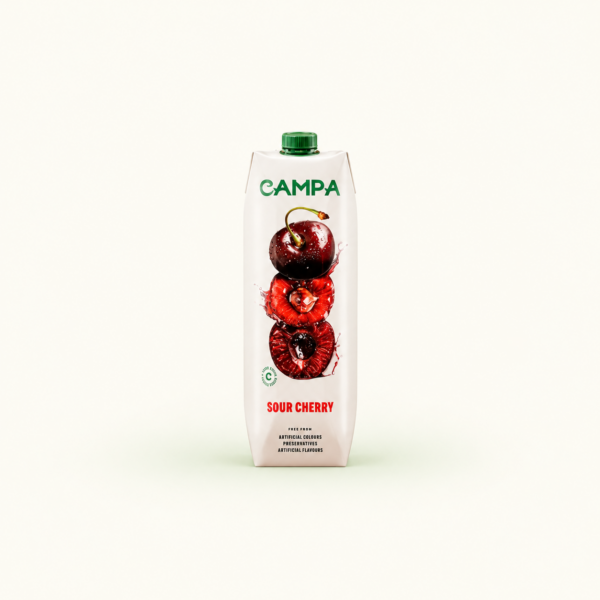 מיץ Campa 100% בטעם דובדבן חמוץ, ‏950 מ״ל